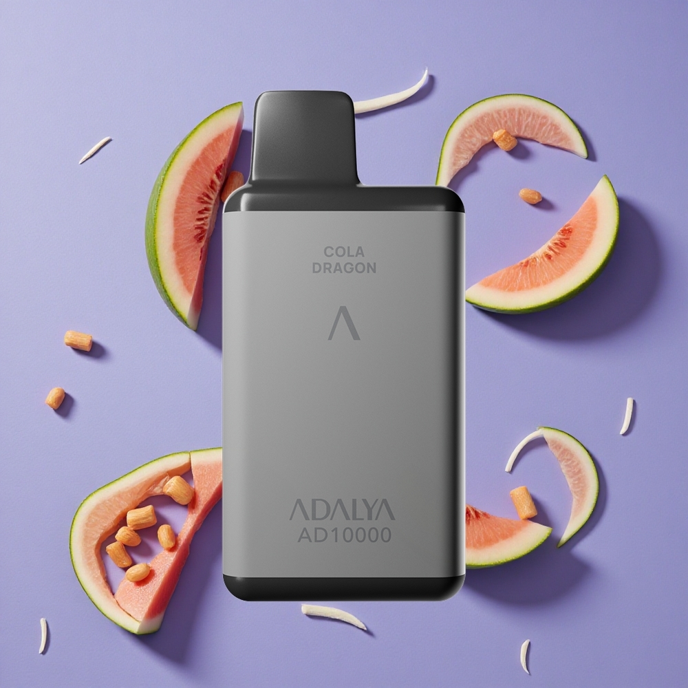 Adalya AD 10000 Puffs Blauwe Meloen Ruimtegrijs Oplaadbaar USB-C