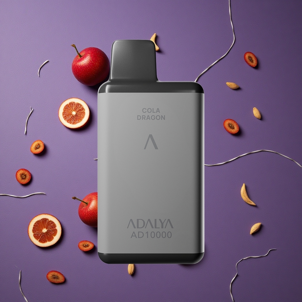 Adalya AD 10000 Puffs Ruimtegrijs 14 ml Wegwerp Vape Berlijnse Nacht