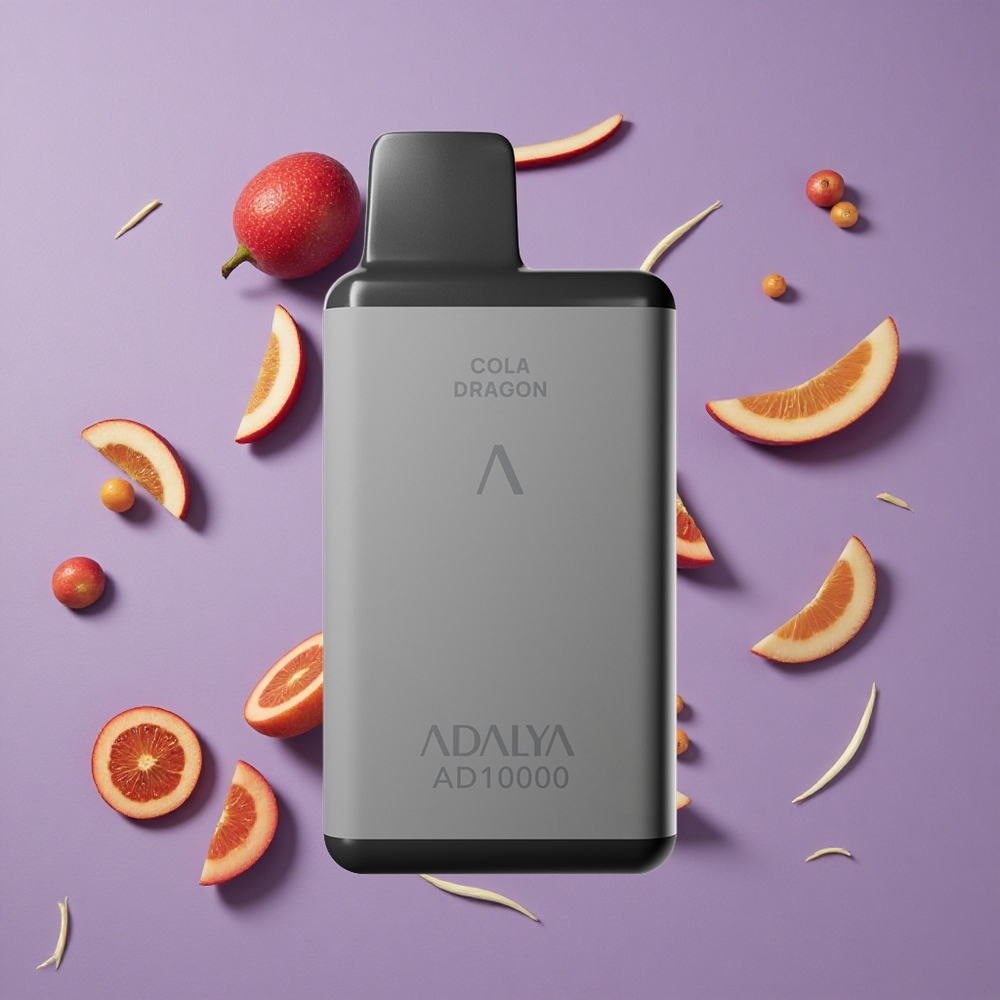 Adalya AD 10000 Puffs Space Grijs Munt USB-C