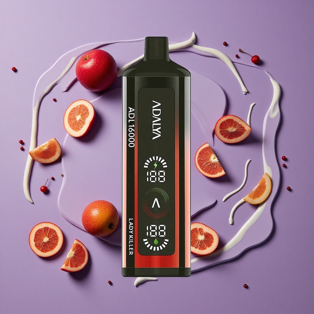 Adalya ADL 16000 PRO Puffs Wegwerp Vape Lady Killer Drie Kleuren Verloop PC Halfdoorzichtig Glanzend