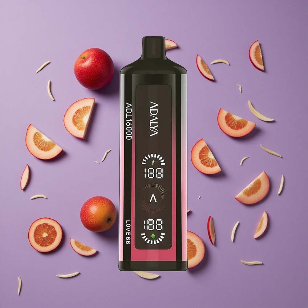 Adalya ADL 16000 PRO Puffs Wegwerp Vape Liefde 66 Staal Pijp Digitale Scherm