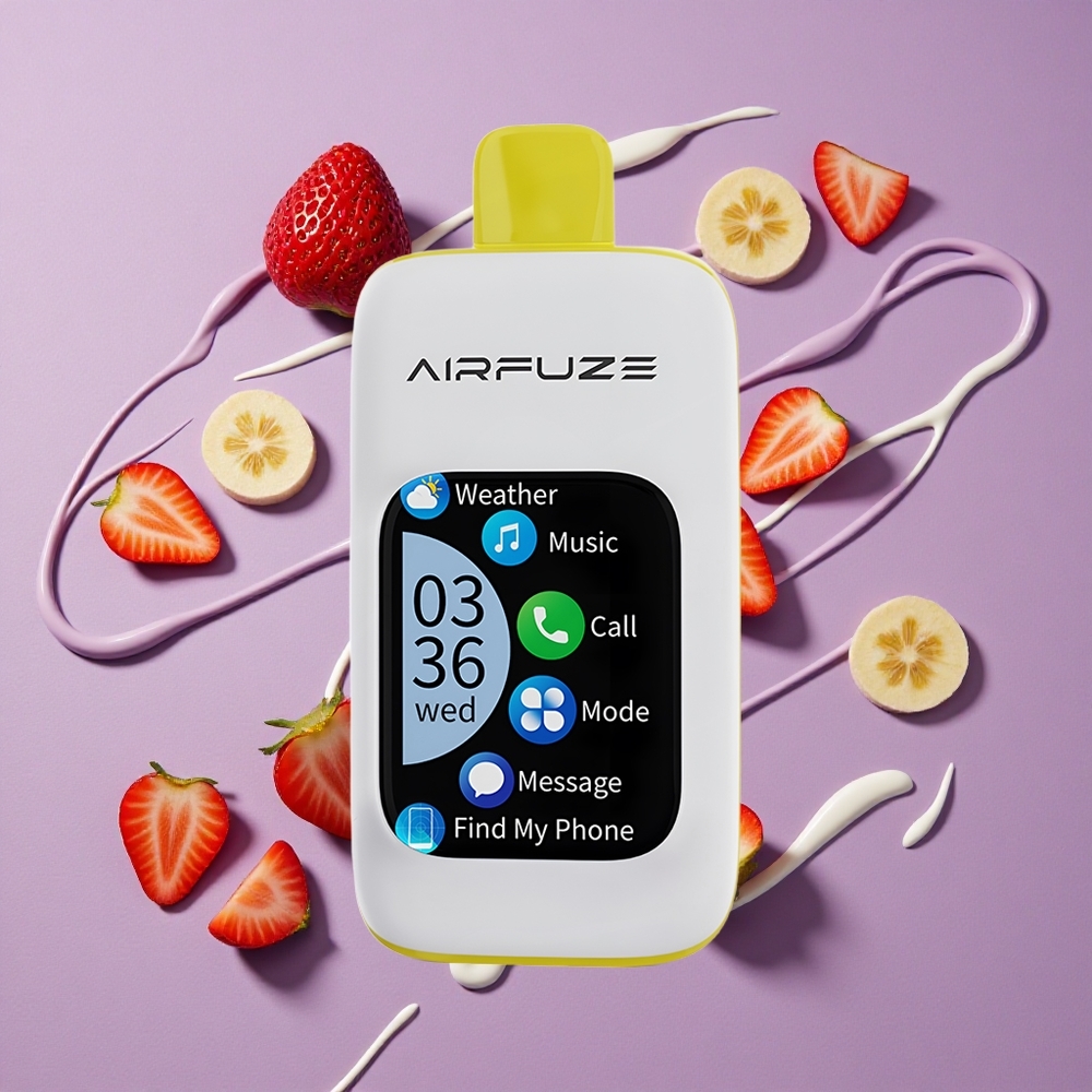 AirFuze Smart 30000 Puffs Aardbei Banaan 900mAh Type-C