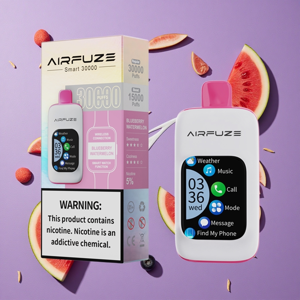 AirFuze Smart 30000 Puffs Blauwe Bes Watermeloen Disposable Pod 5% Nicotine 900mAh