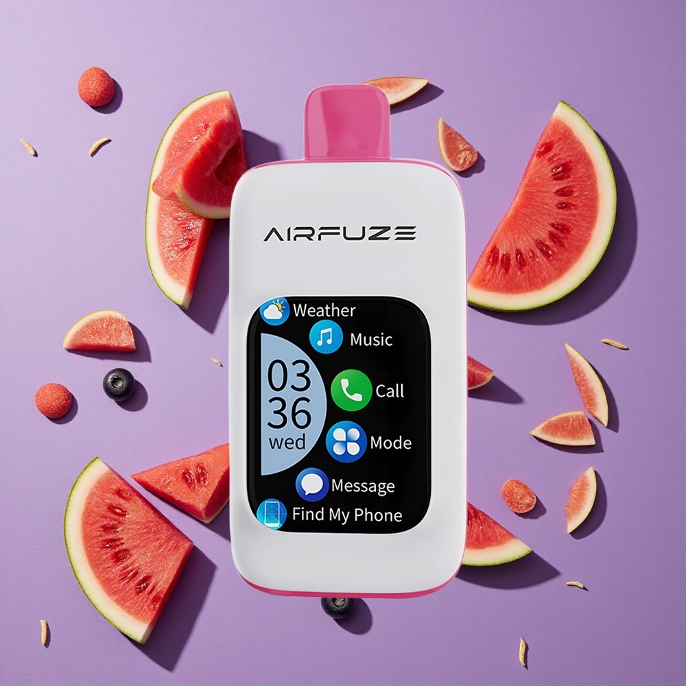 AirFuze Smart Pro 40000 Puffs Blauwe Bes Watermeloen Met 900mAh Oplaadbare Batterij En 20ML Vloeistof
