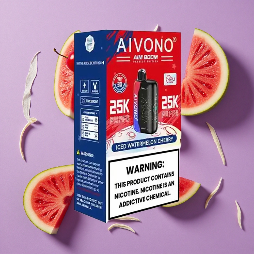 Aivono Aim Boom 25000 Puffs IJs Watermelon Kers 28ml 650mAh