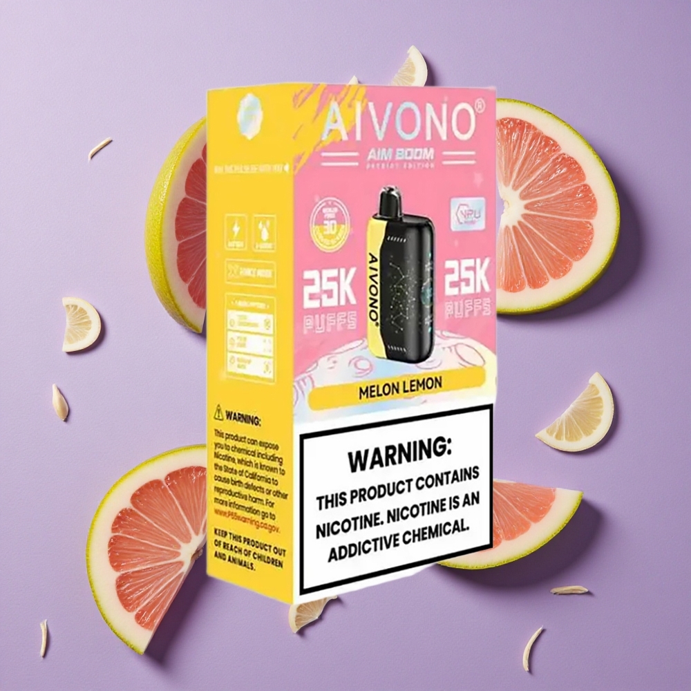Aivono Aim Boom 25000 Puffs Meloen Citroen 28ml 650mAh