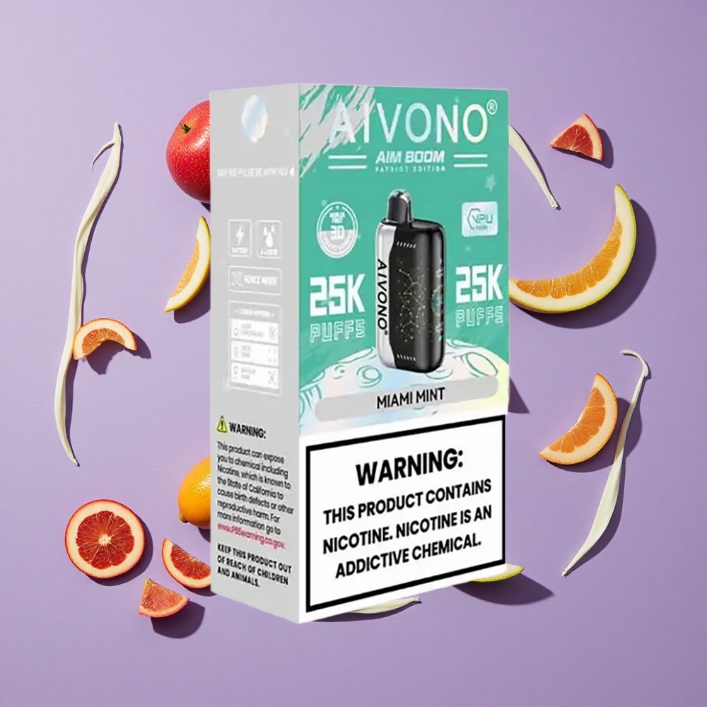 Aivono Aim Boom 25000 Puffs Miami Munt 28ml Vloeistof 650mAh Batterij