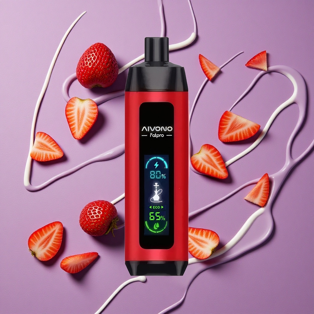 Aivono Aim Fatpro 22000 Puffs Aardbei Punch 28ml 0.6 ohm Mesh