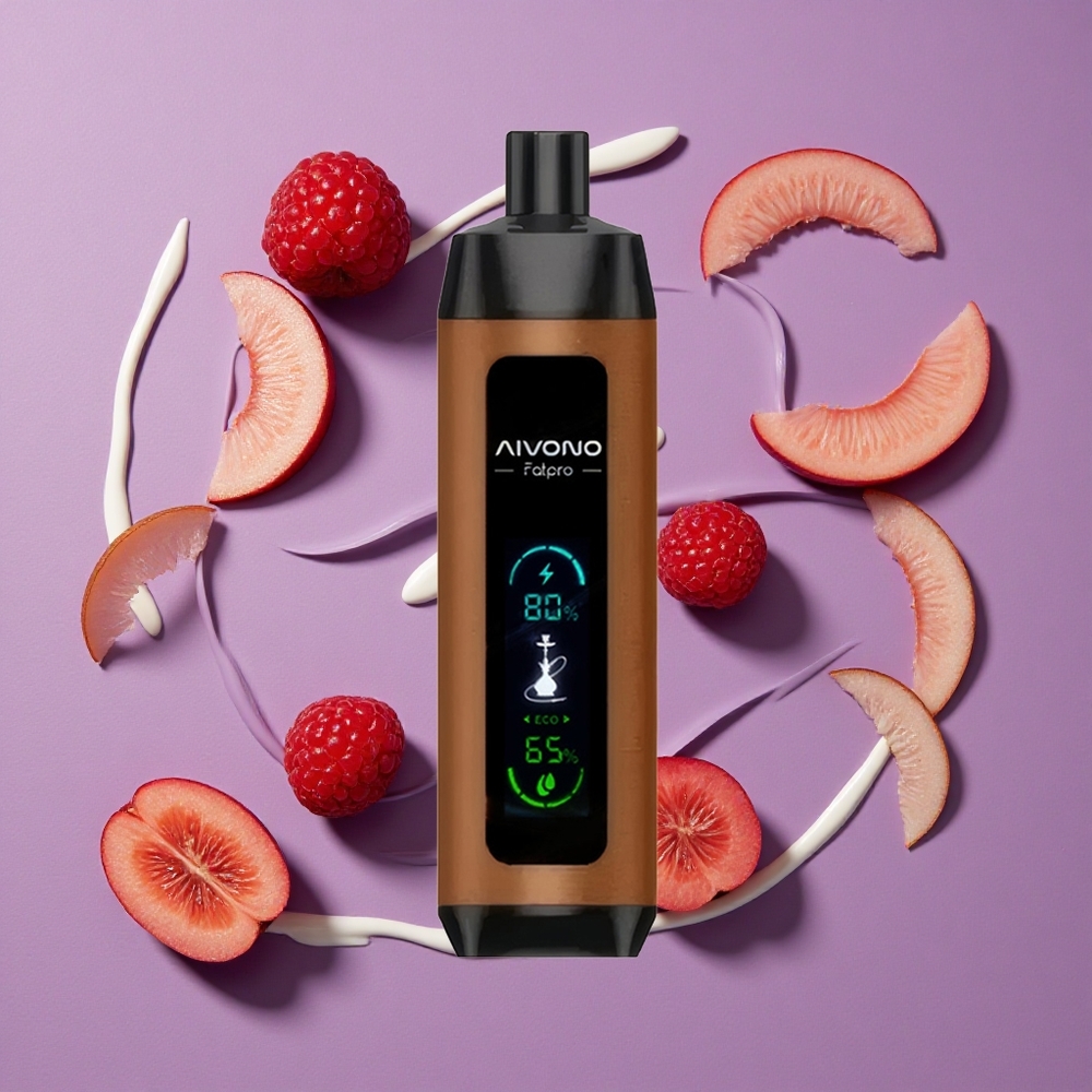Aivono Aim Fatpro 22000 Puffs Kers Framboos 0% 2% 3% 5% Nicotine 28ml