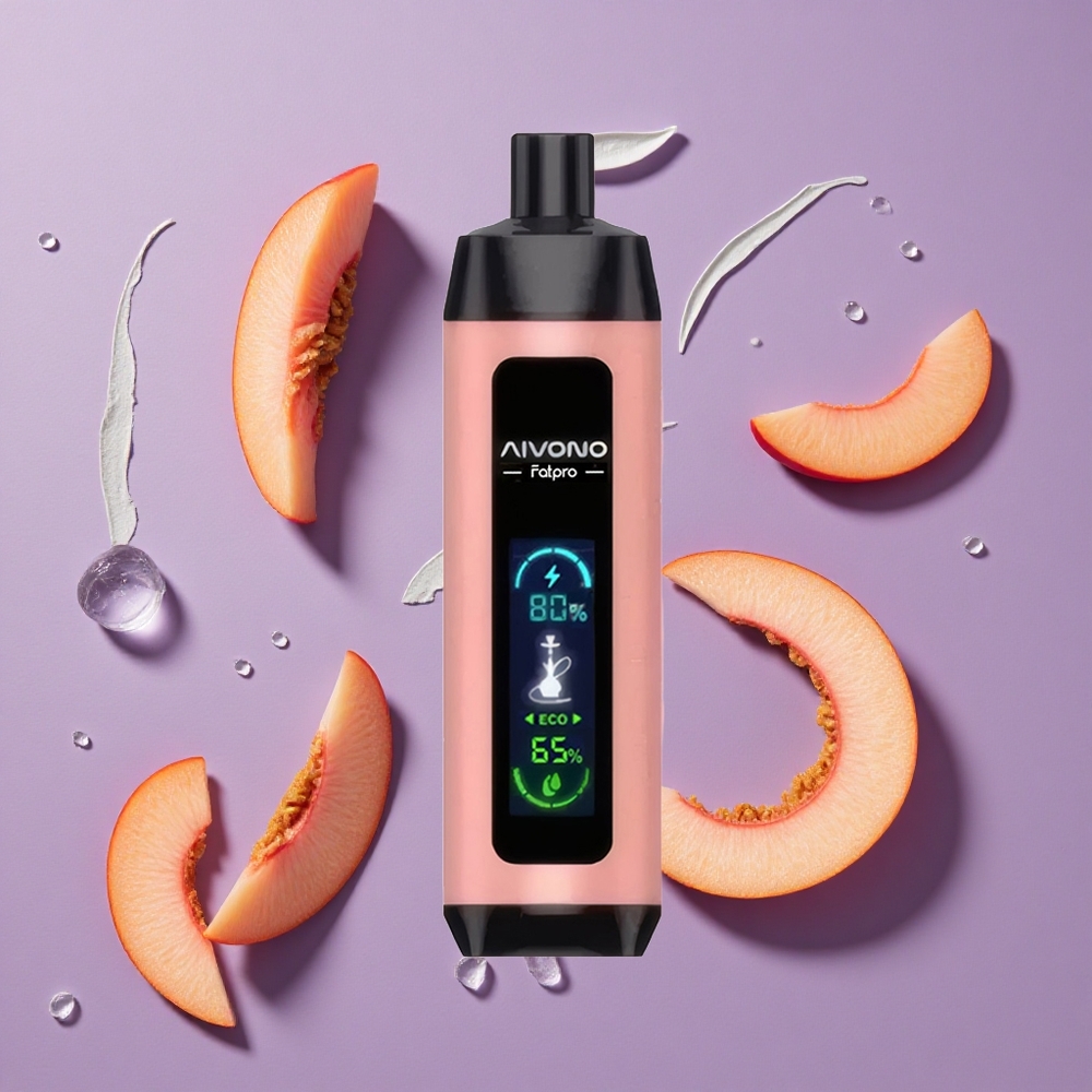 Aivono Aim Fatpro 22000 Puffs Perzik Ijs 0% 2% 3% 5% Nicotine & 28ml Vloeistof