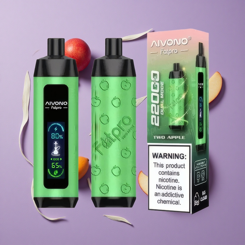 Aivono Aim Fatpro 22000 Puffs Twee Appel 28ml & 0,6 Ohm Mesh Coil