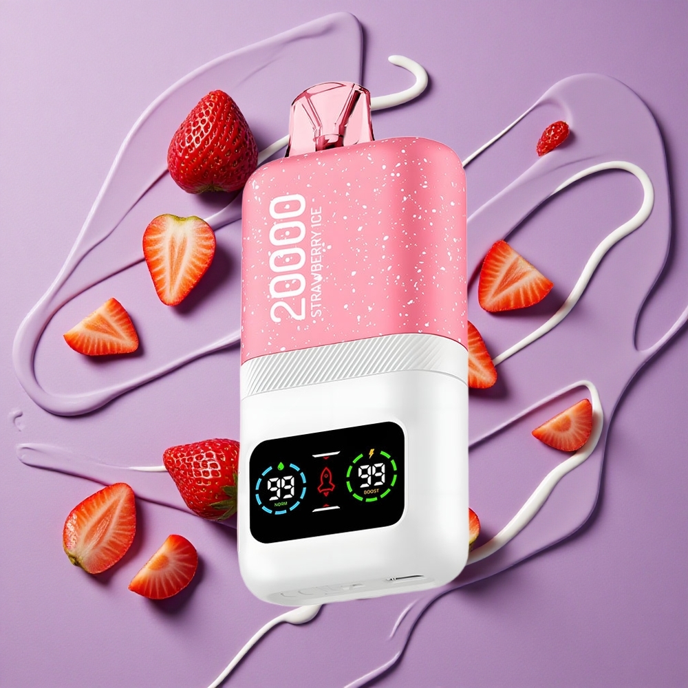 Aivono Aim Magic 20000 Puffs 26ml Aardbei IJs Dual Mesh Coils