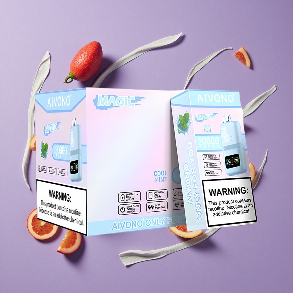 Aivono Aim Magic 20000 Puffs 26ml Koelmunt Dual Mesh Coils