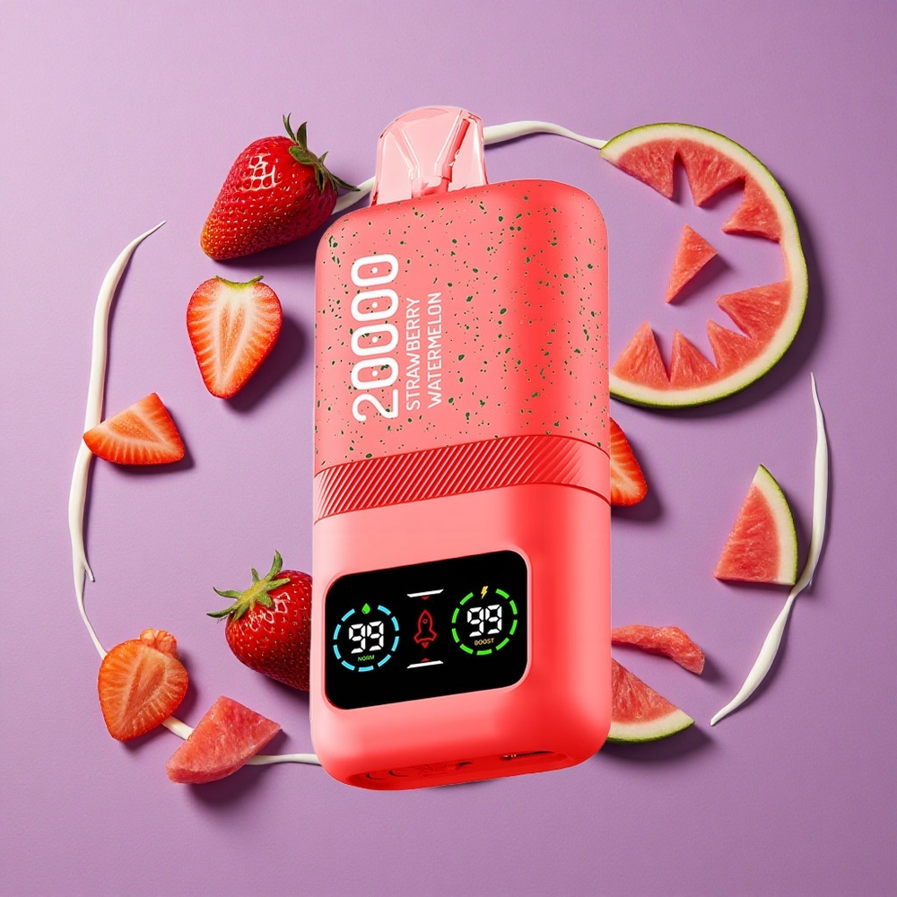 Aivono Aim Magic 20000 Puffs Aardbei Watermeloen Dual Mesh Coils LCD Display