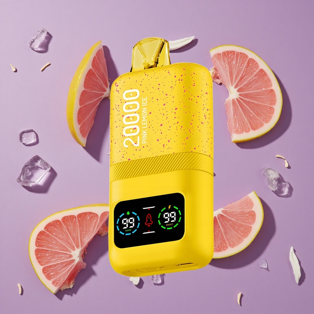 Aivono Aim Magic 20000 Puffs Roze Citroen IJs 26ml Dual Mesh