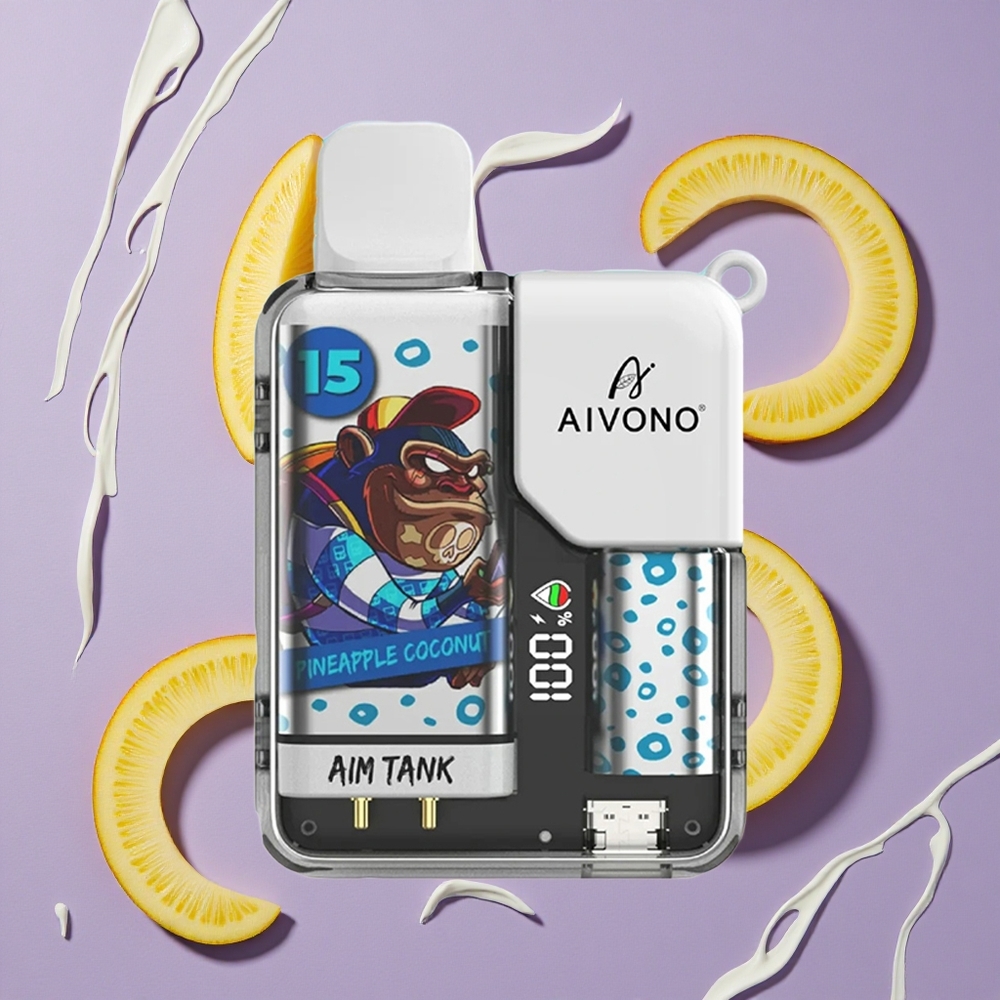Aivono AIM-TANK 9500 Puffs Ananas Kokosnoot 18ml 650mAh