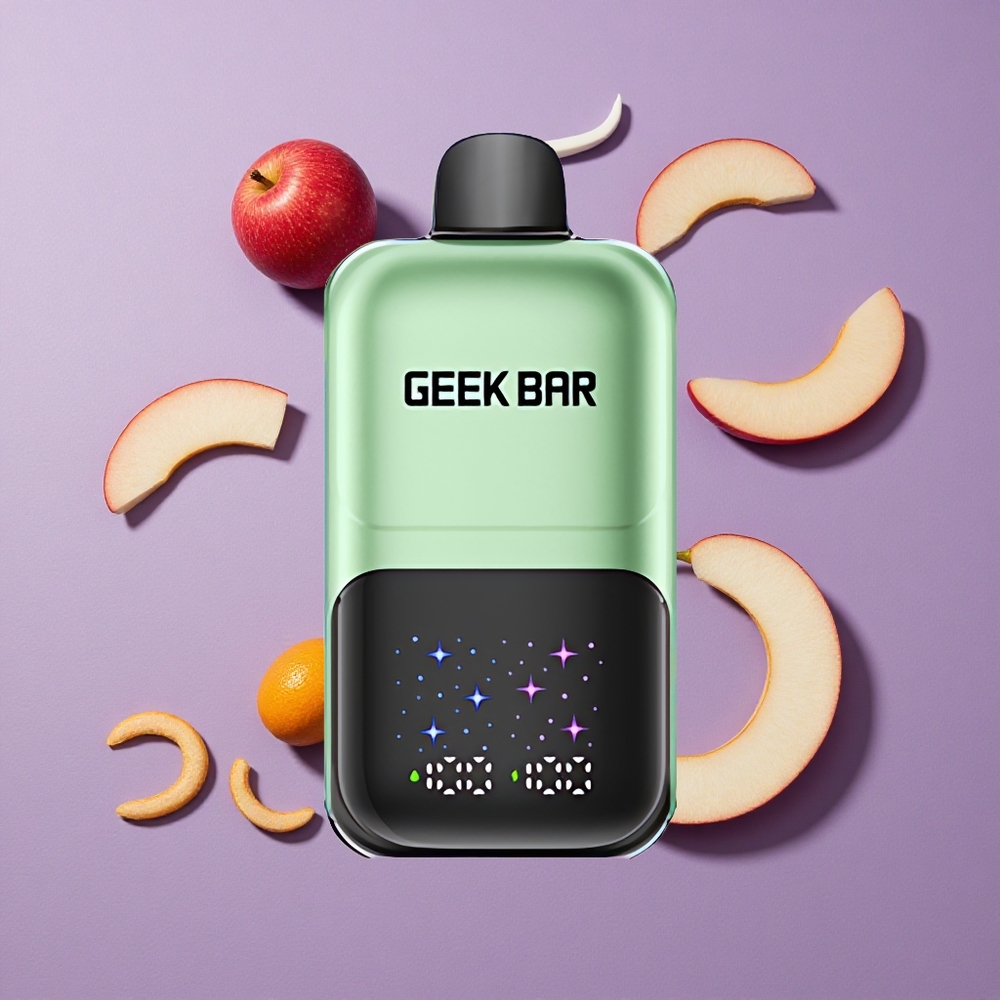 GEEK BAR 2GO 50000 Puffs Dubbele Appel A&B 20ml Dual Tanks Interactive Groot Scherm