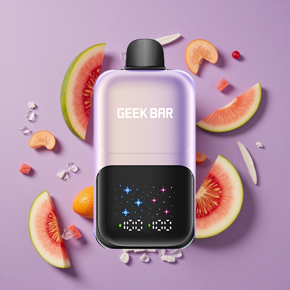 GEEK BAR 2GO 50000 Puffs Perzik Mango Watermelon IJs Dual Tanks 20mL