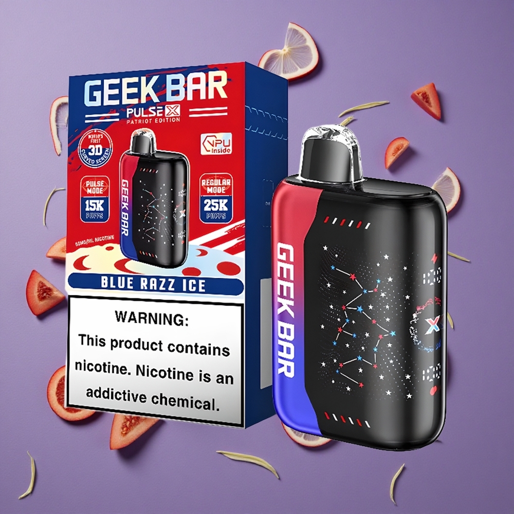 Geek Bar Pulse X 25000 Puffs 15000 Pulsen Patriot Editie