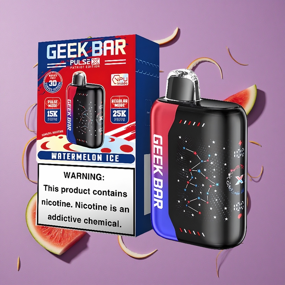 Geek Bar Pulse X 25000 Puffs 15000 Pulsen Patriot Editie