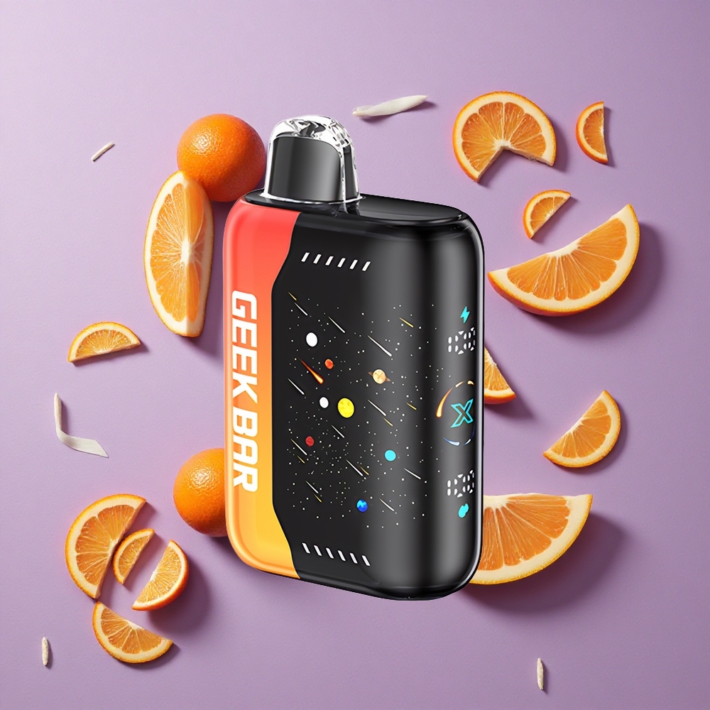 GEEK BAR Pulse X 42K Puffs Oranje Draak Met 820mAh Snelladen En Dual Mesh Coil