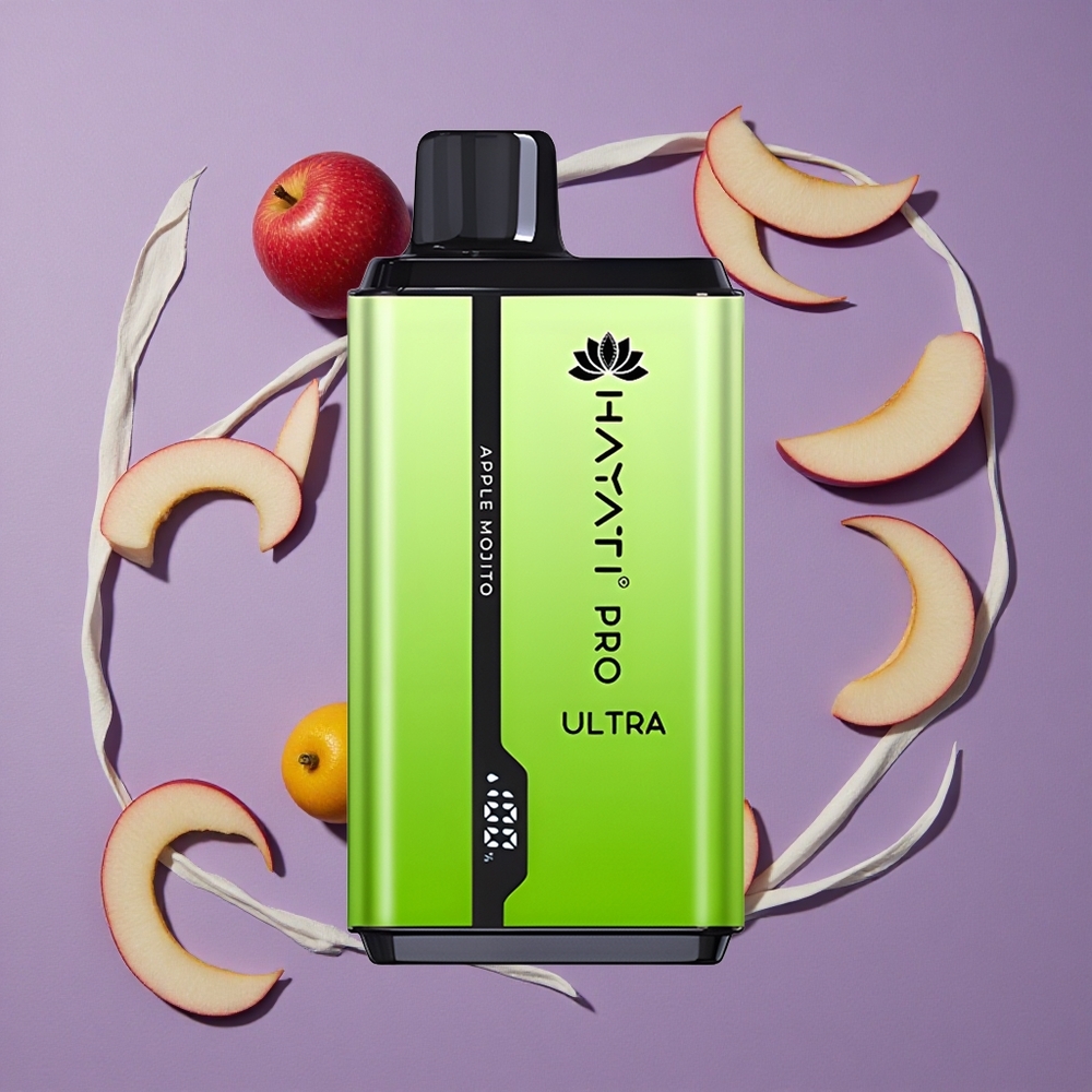 Hayati Pro Ultra 15000 Puffs Appel Mojito 850mAh 24ml