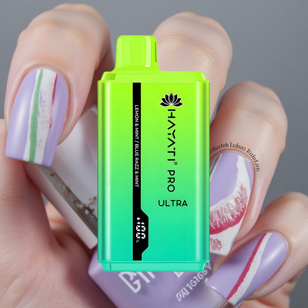 Hayati Pro Ultra 15000 Puffs Citroen & Munt Blauwe Razz & Munt 850mAh 24ml