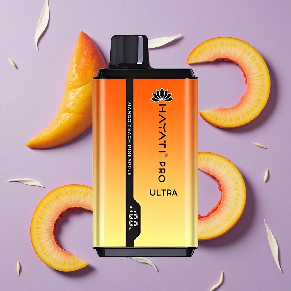 Hayati Pro Ultra 15000 Puffs Mango Perzik Ananas 850mAh 24ml