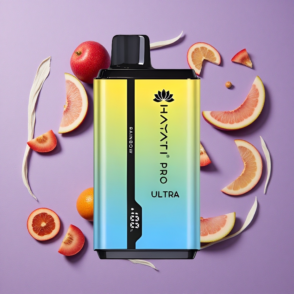 Hayati Pro Ultra 15000 Puffs Regenboog 2 12ml