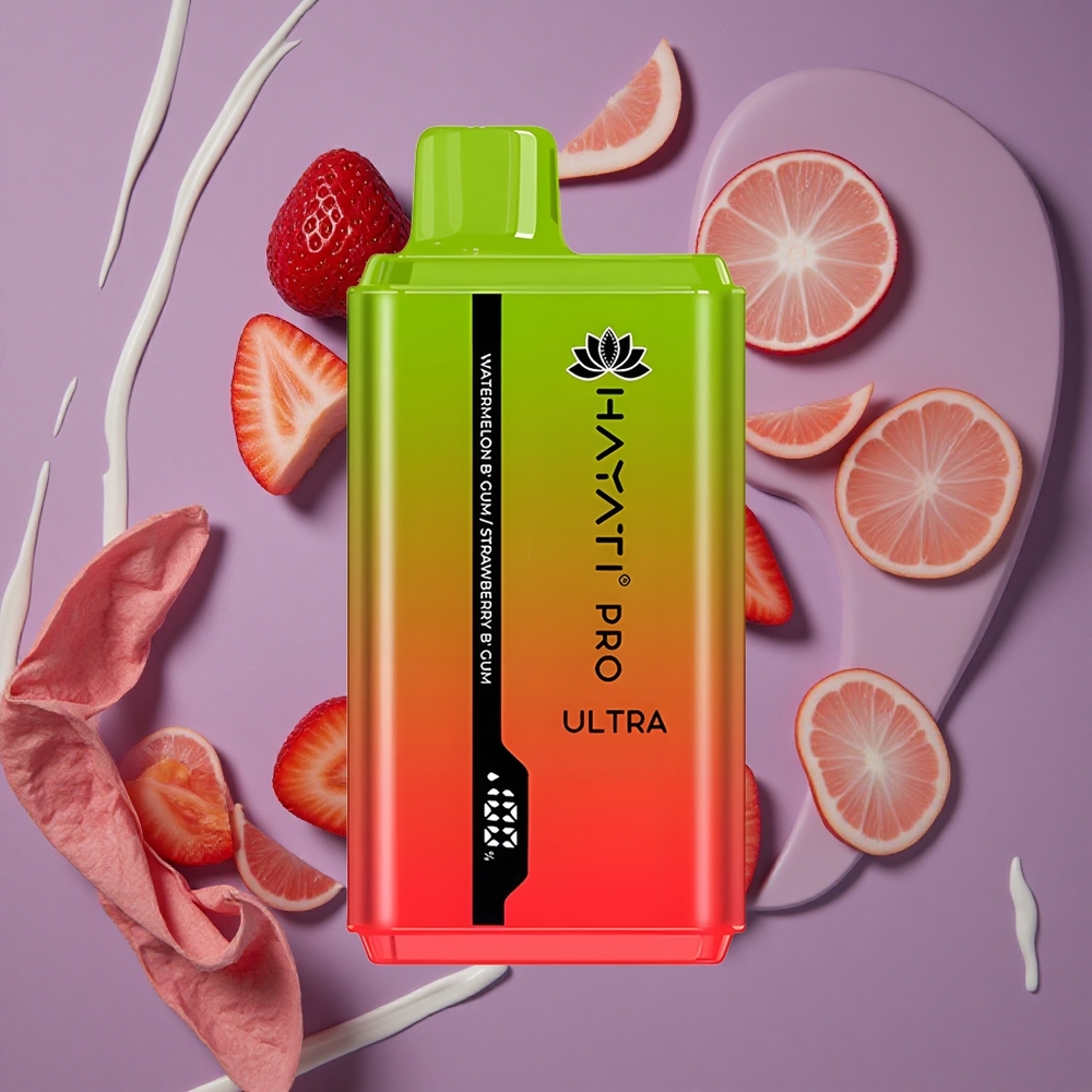 Hayati Pro Ultra 15000 Puffs Watermeloen Bubblegum 850mAh 24ml