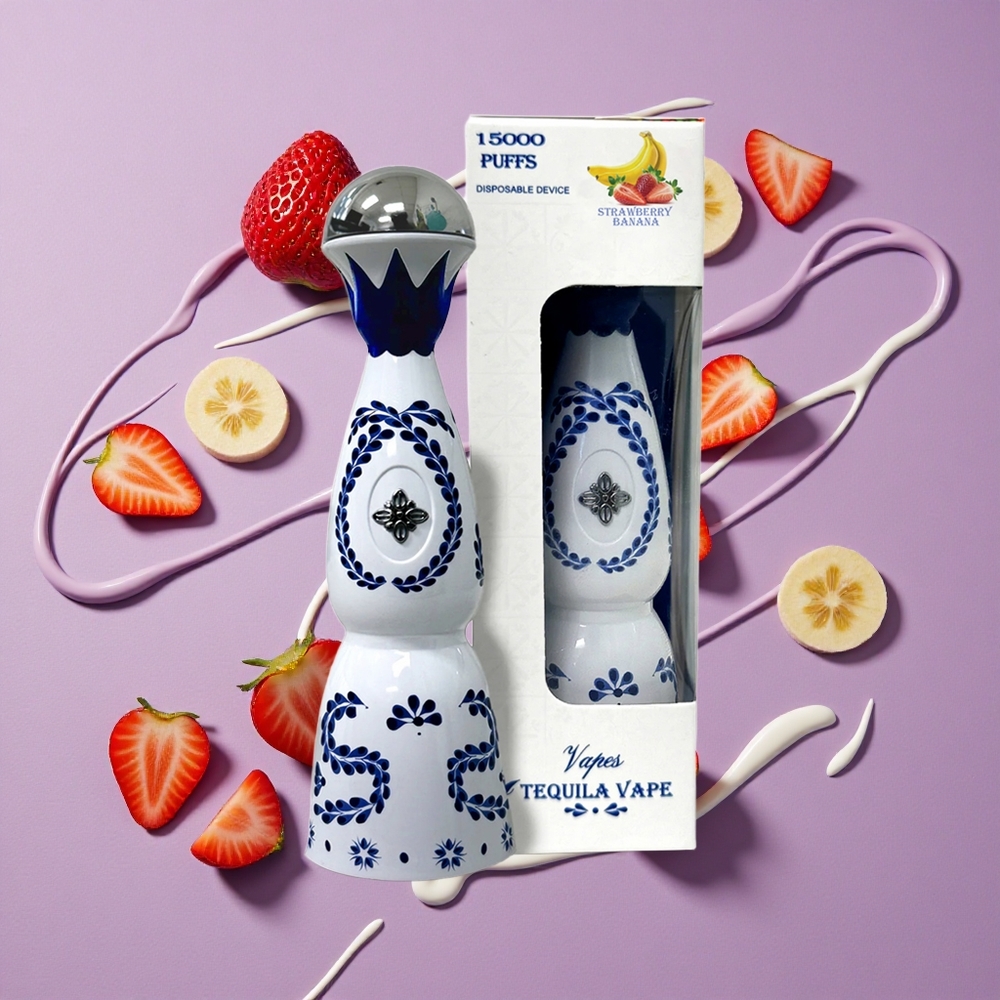 HUMO Azul 15000 Puffs Aardbei Banaan 20mL 5% Nicotine