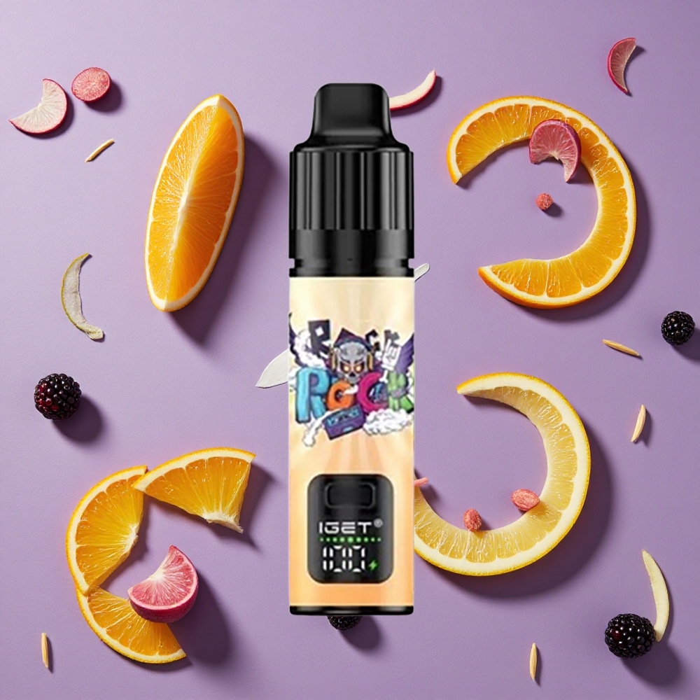 IGET BAR PLUS S3 POD 10000 Puffs Braambes Ananas Sinaasappel 18 ml 5% Nicotine