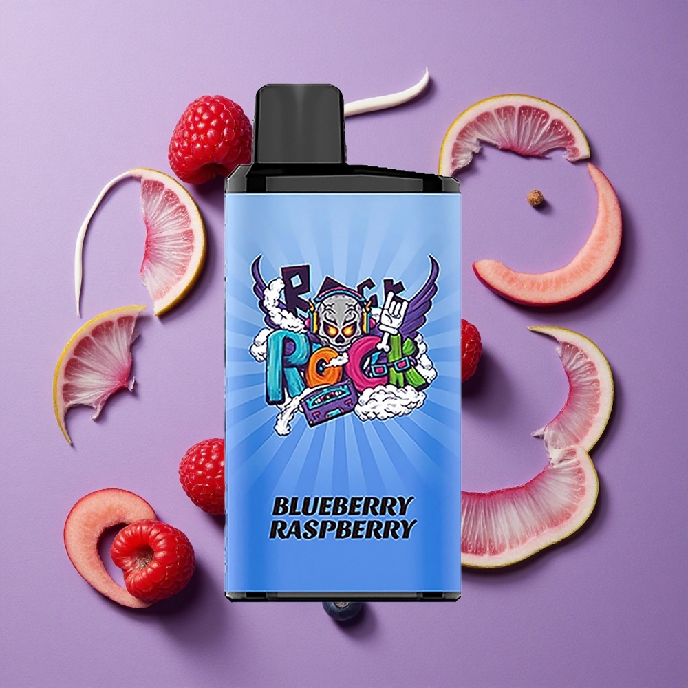 IGET Bar Pro 10000 Puffs Blauwe Bes Framboos 2000 mAh 1.2 Ohm Mesh Coil
