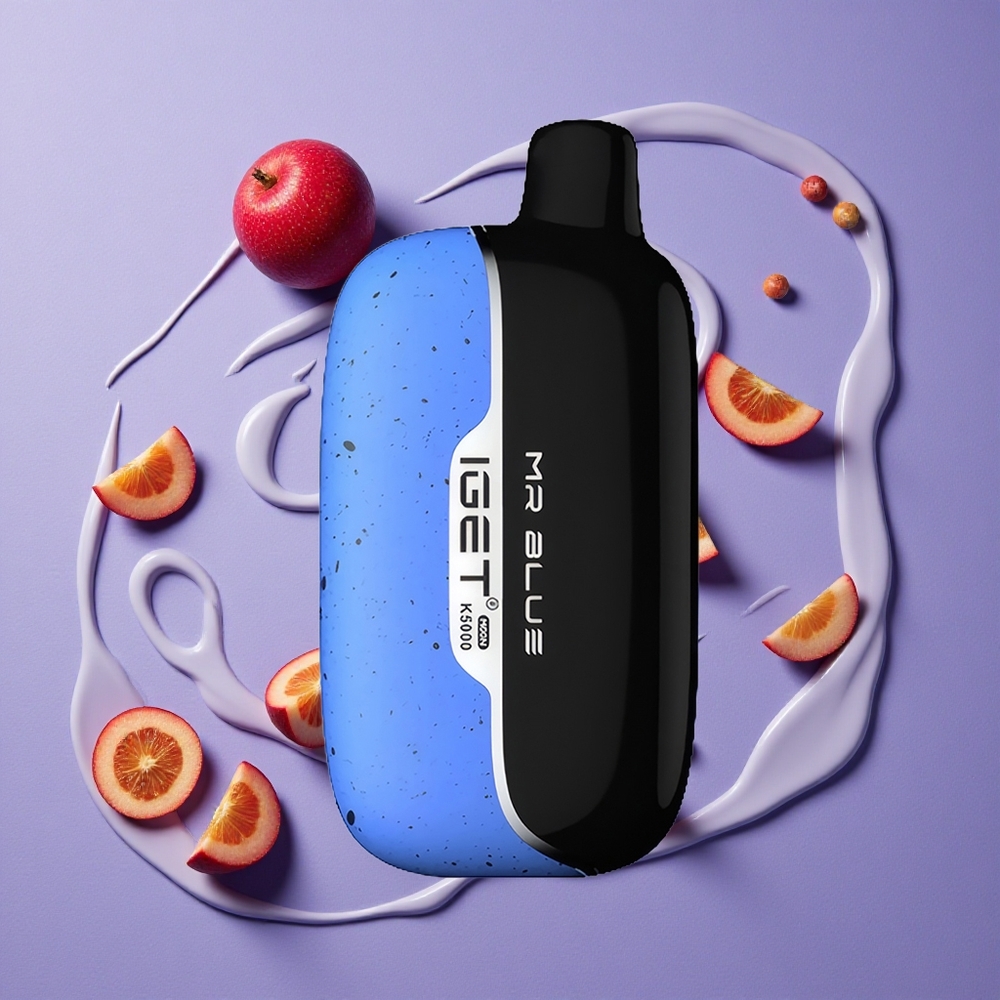 IGET Moon K5000 5000 Puffs Mr Blauw 81.5g Mesh Coil 1.35 Ohm