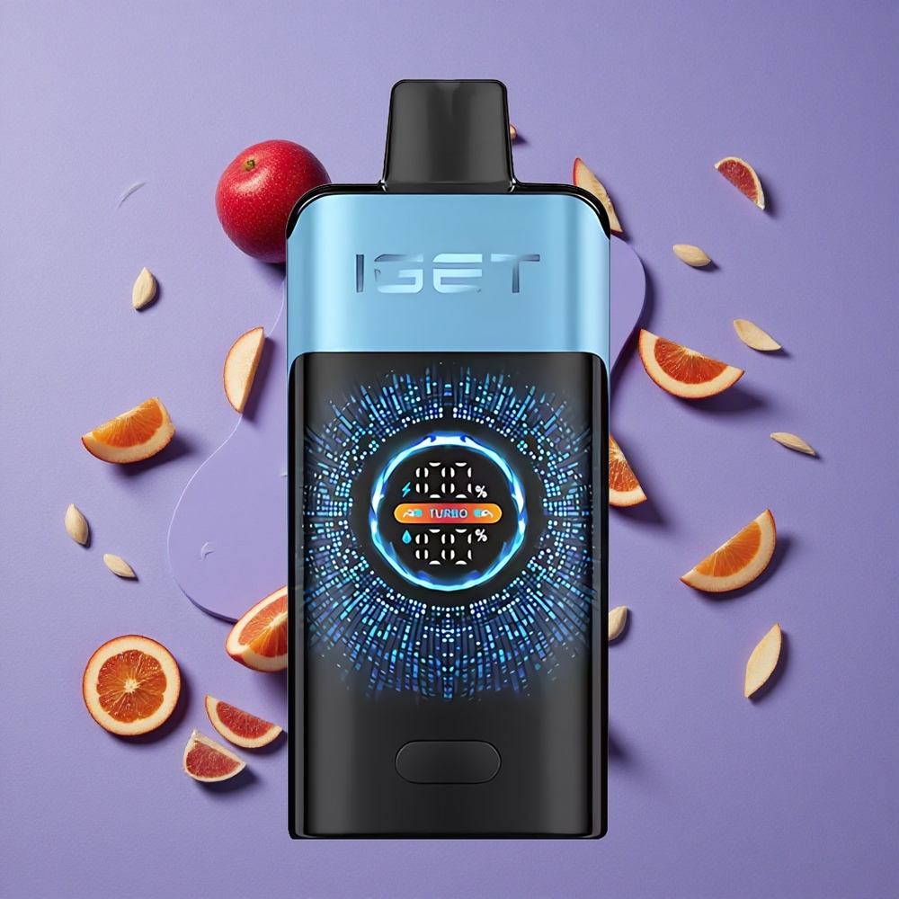IGET ONE 12000 Puffs Blauw Monster 2700 mAh 0.6 ohm Dual Mesh Coil