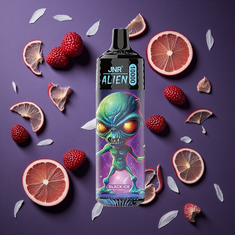 JNR Alien 10000 Puffs 20ml Zwart IJs 850mAh