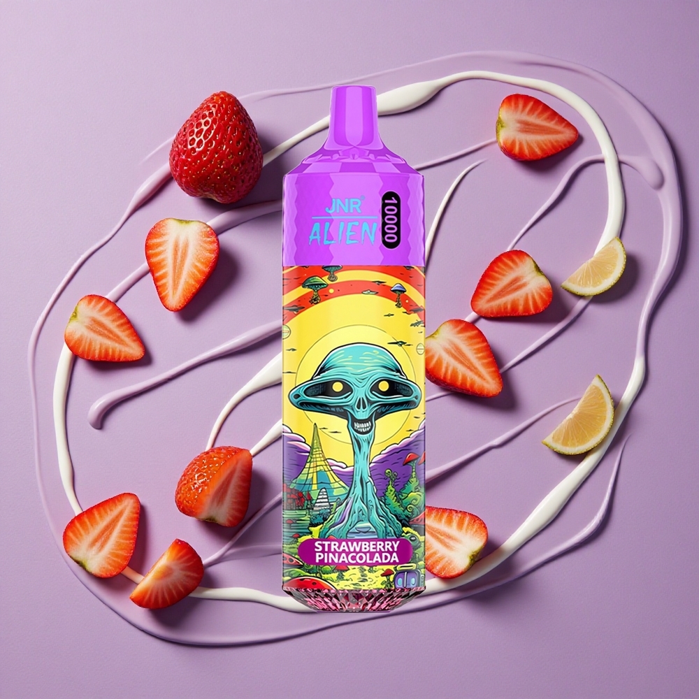 JNR Alien 10000 Puffs Aardbei Pina Colada 20ml RGB LED