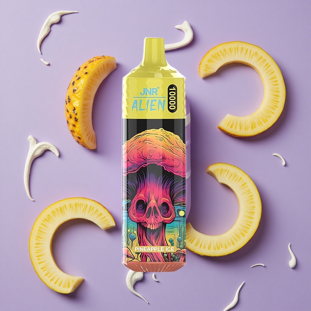 JNR Alien 10000 Puffs Ananas IJs met 20ml E-vloeistof en RGB LED