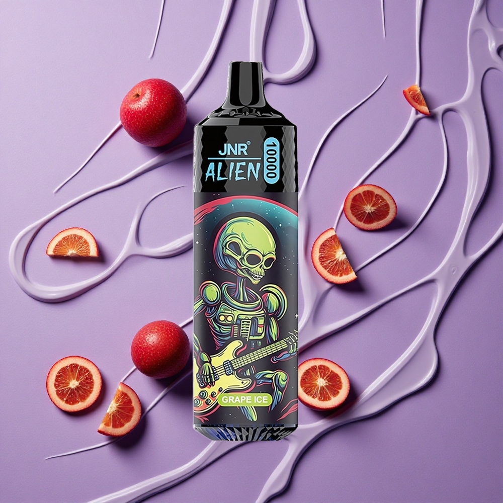 JNR Alien 10000 Puffs Druiven IJs met 850mAh Accu en 20ml Vloeistof