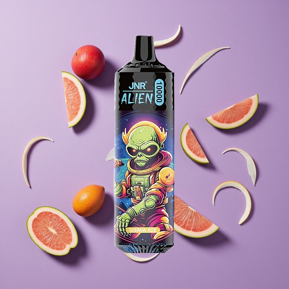 JNR Alien 10000 Puffs Guave IJs met 850mAh Batterij en 20ml Vloeistof