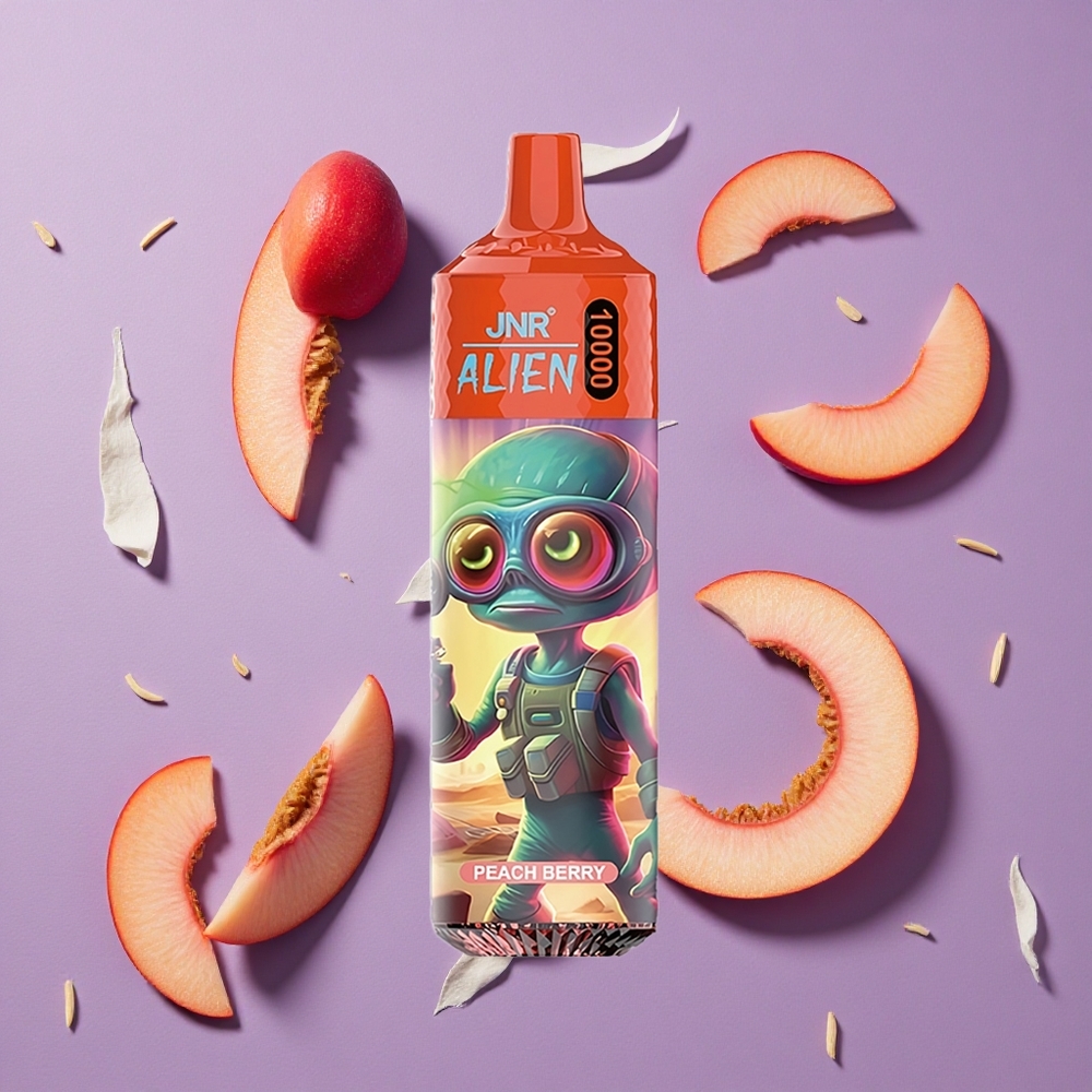 JNR Alien 10000 Puffs Perzik Bes 850mAh 20ml