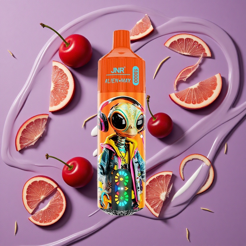JNR Alien Max 18000 Puffs Dubbele Mesh & 20 Smaakjes Fizzy Kers Cola