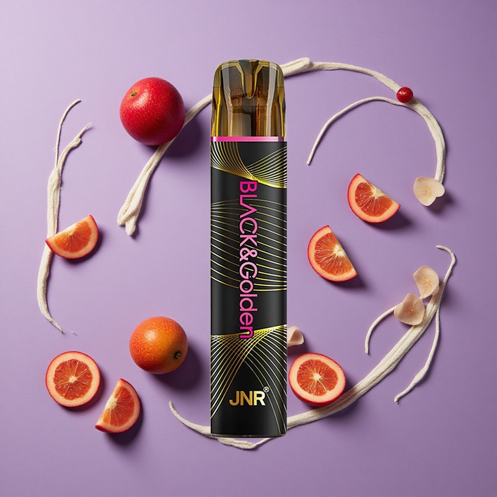 JNR Black&Golden 600+200 Puffs Wegwerp Vape Lady moordenaar 550mAh 2ml
