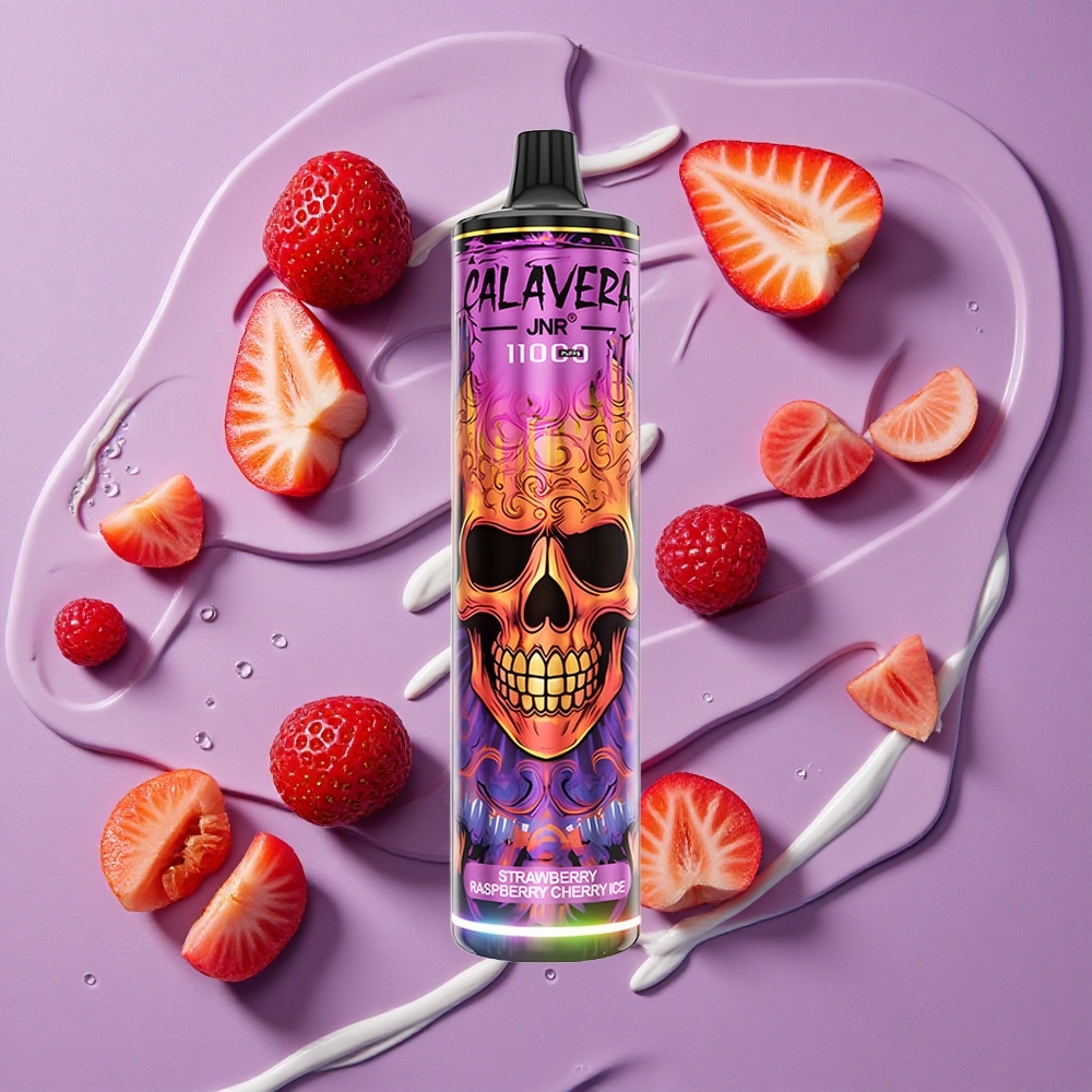 JNR Calavera 11000 Puffs Aardbei Framboos Kers IJs Type-C 21ml