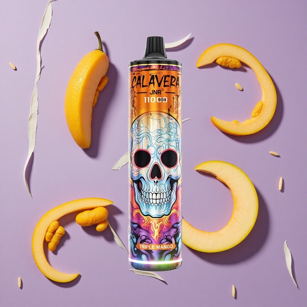JNR Calavera 11000 Puffs Drievoudige Mango 850mAh 21ml