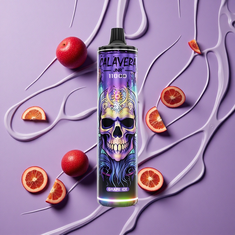 JNR Calavera 11000 Puffs Druiven IJs Type-C Opladen 850 mAh Batterij