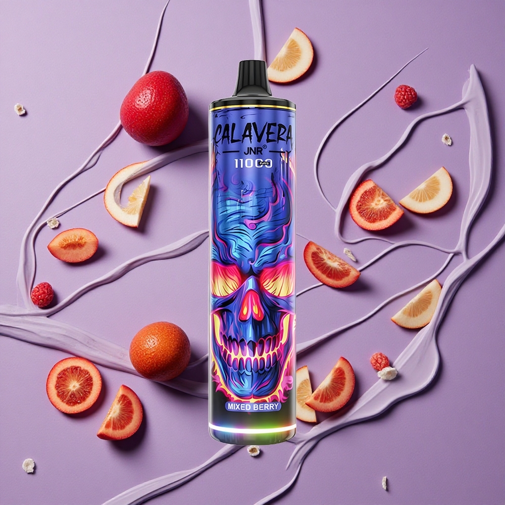 JNR Calavera 11000 Puffs Mixed Bes Wegwerp Vape met 21ml Vloeistof en Type-C Opladen