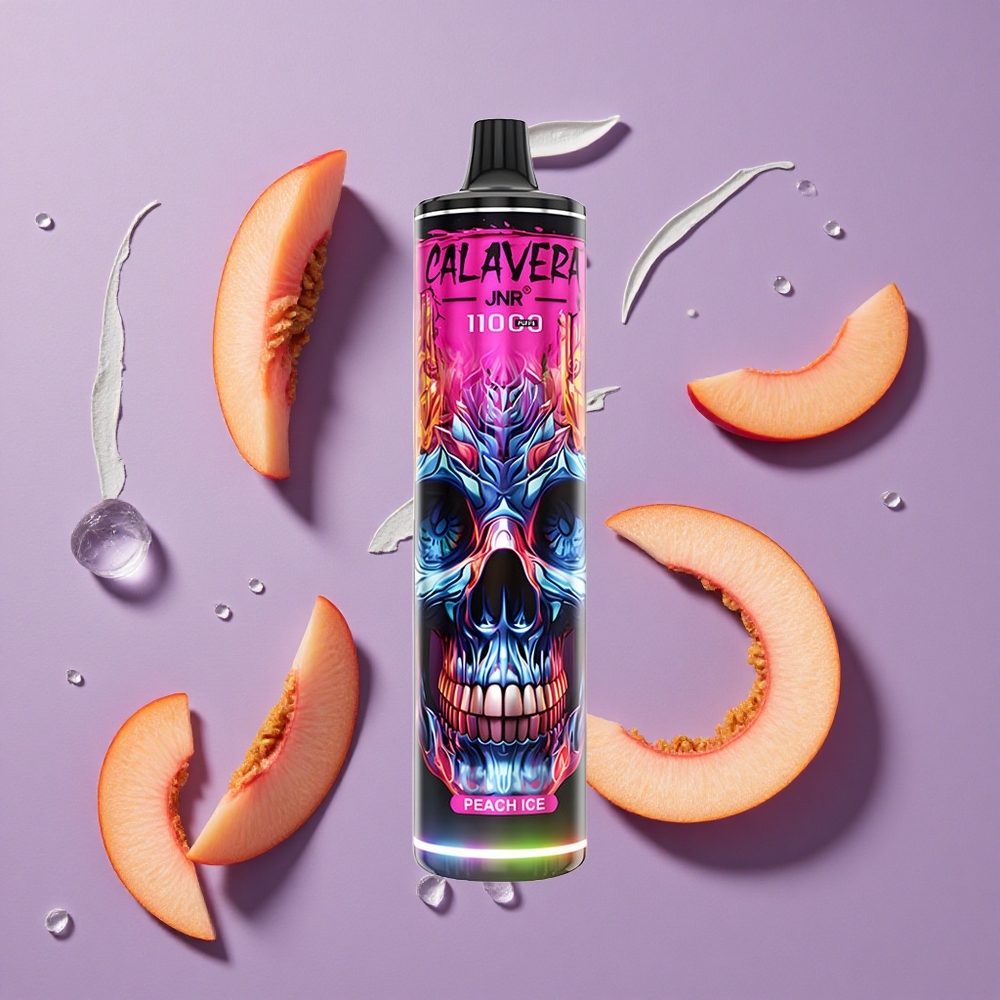 JNR Calavera 11000 Puffs Perzik IJs met Type-C Opladen en 850 mAh Batterij