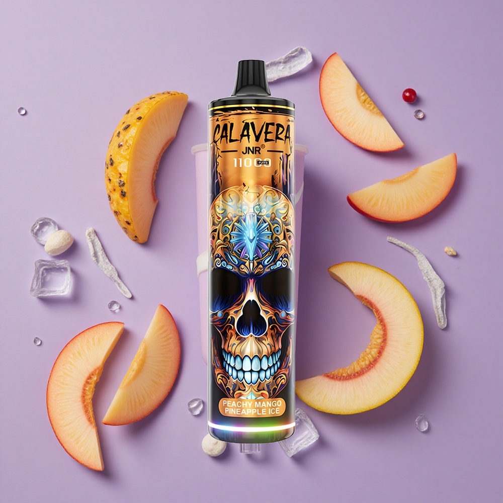 JNR Calavera 11000 Puffs Perzik Mango Ananas IJs met 850 mAh Batterij en 21ml Vloeistof