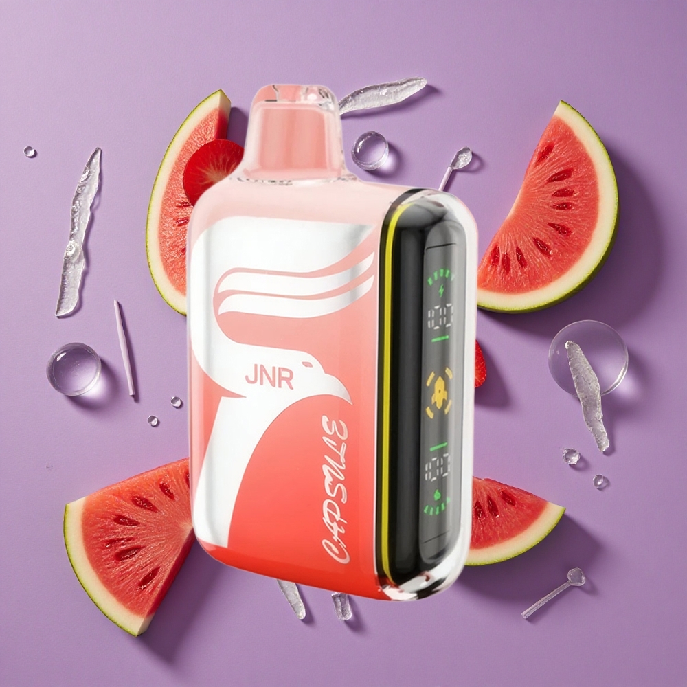 JNR Capsule 15000 Puffs Watermeloen Brazz IJs 850mAh Dual Mesh Coil
